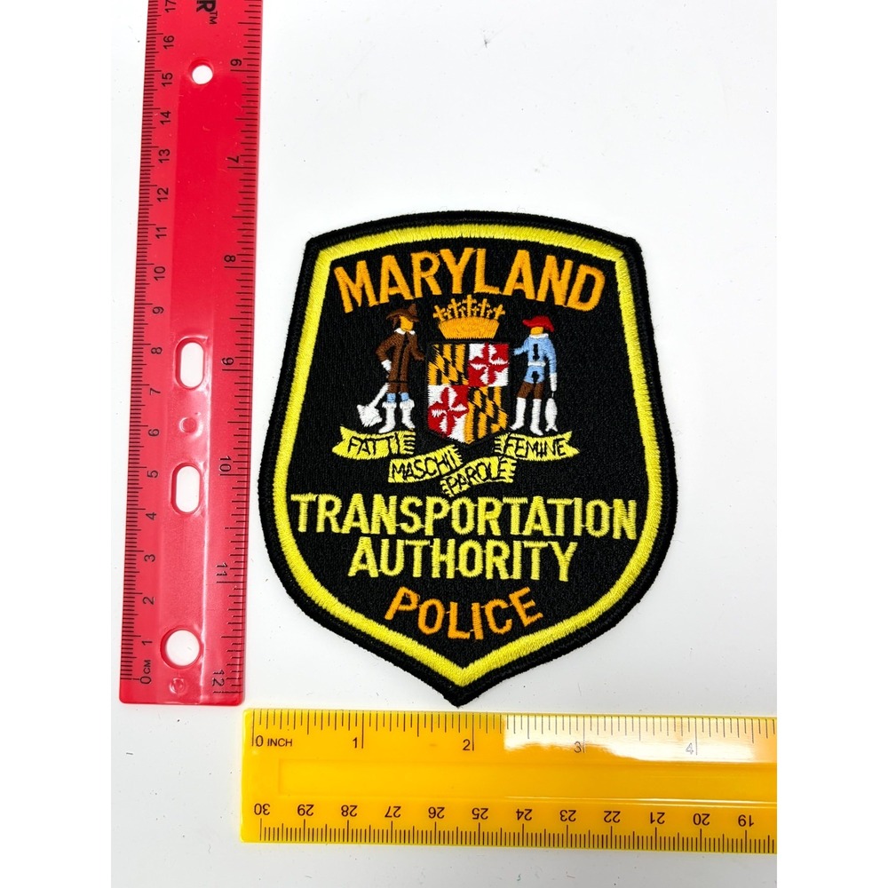Maryland MD Transportation Authority Police Shoulder Patch Embroidered Shield